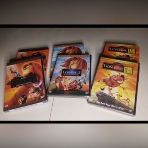 The Lion King DVD Collection lot of 3 all NEW